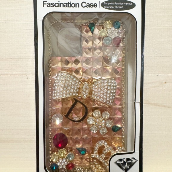 IPhone 11 Handmade Bling Bowknot Crown Flowers Rhinestone Crystal Diamond Cover - Picture 7 of 12